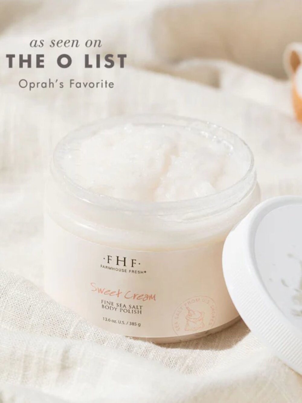 FARMHOUSE FRESH Sweet Cream Fine Sea Salt Body Polish